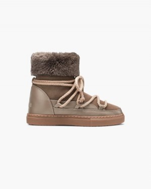 INUIKII Classic High Ženske Winter Sneakers Taupe | ZEKP17423